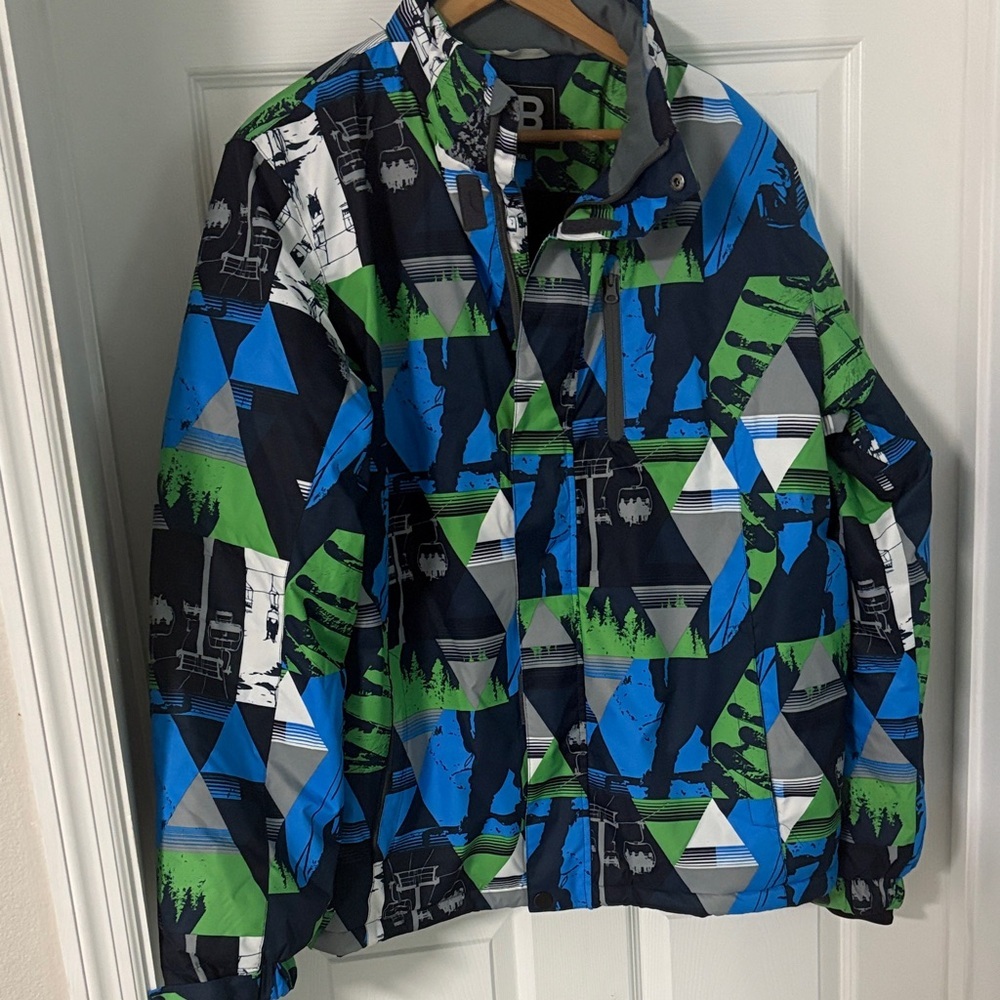 Colorful Geometric Pattern Jacket